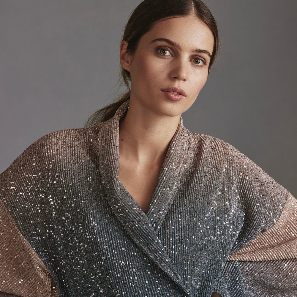 Anthropologie Ombre Shine Duster - Picture 2 of 7